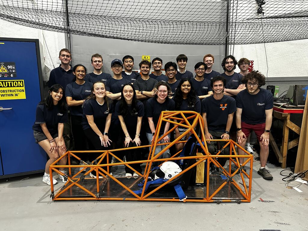 Solar Car Team at UVA Team Photo