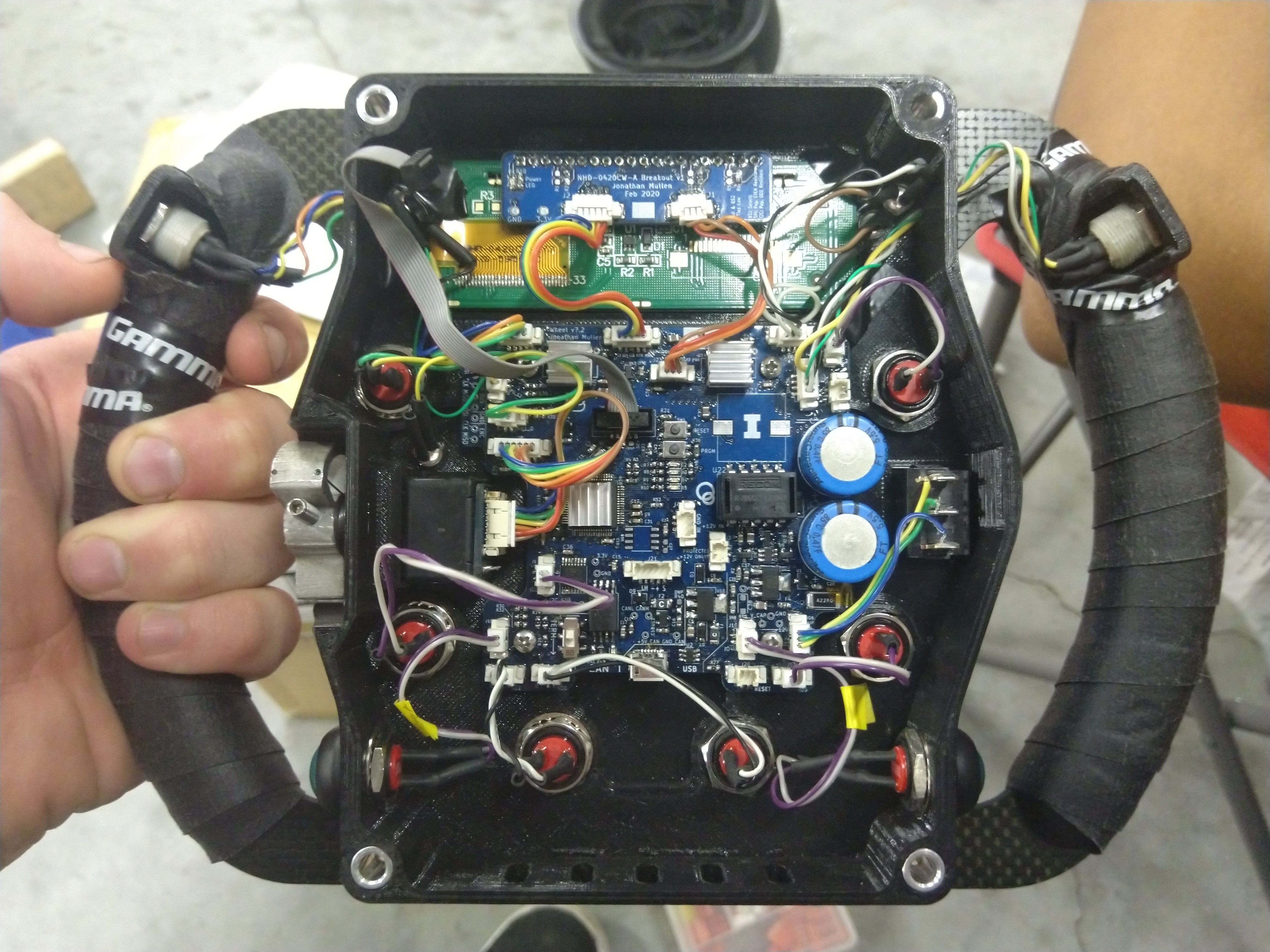 The inside of Brizo's Steering Wheel